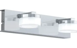 Badrumslampor Vägg<Eglo Romendo Vägglampa 30cm LED 3000K 2x7,2W Krom IP44
