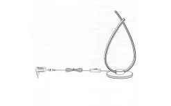 Roncade Bordslampa 34cm LED 3000K 14W Krom