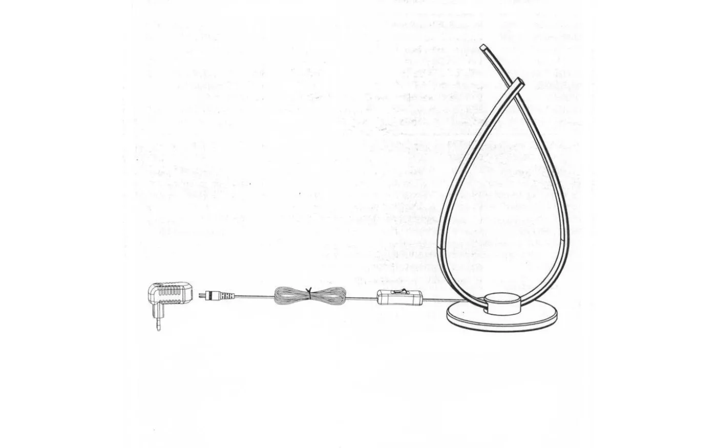 Roncade Bordslampa 34cm LED 3000K 14W Krom