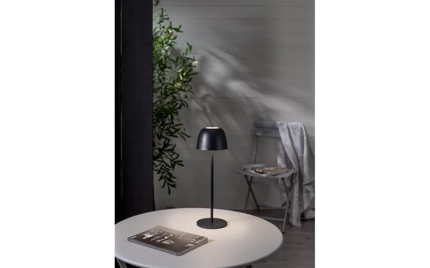 Uppladdningsbara Lampor Utomhus|Uppladdningsbara Lampor Utomhus<Star Trading Ronda Uppladdningsbar Bordslampa Svart IP54