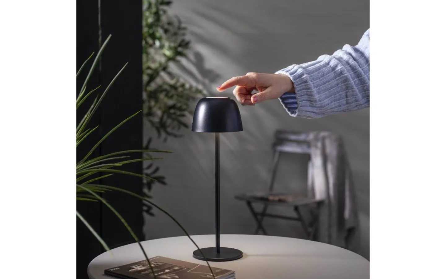 Uppladdningsbara Lampor Utomhus|Uppladdningsbara Lampor Utomhus<Star Trading Ronda Uppladdningsbar Bordslampa Svart IP54