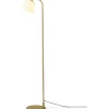 Golvläslampor<Halo Design Room 49 Golvlampa 135cm Opal/Antikmässing