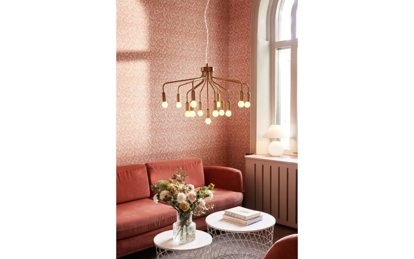 Stora Taklampor Ø70-150 Cm<Globen Lighting Roots Taklampa 70cm Borstad Mässing