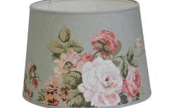 Hallbergs Rosemore Lampskärm Ø35cm Softgrön Laura Ashley* Mönstrade Lampskärmar
