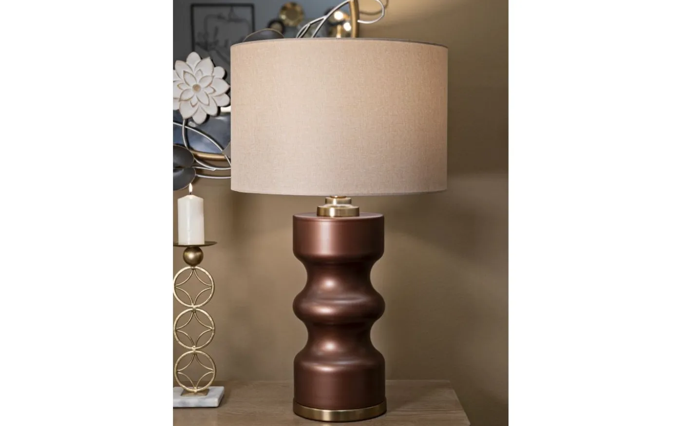 Rosenthal Bordslampa 69,5cm Brun