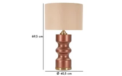 Rosenthal Bordslampa 69,5cm Brun