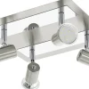 Eglo Rottelo Takspotlight 26cm GU10 LED 4x4,6W Nickel* Takspot Med Minst 4 Lampor