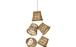 Round Lampskärm Ø15cm Natur 5-pack IP44