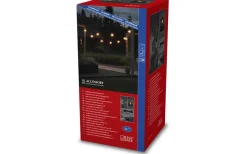 Konstsmide Round Lampskärm Tillbehör Ø20cm Svart 5-pack* Partyslingor Utomhus 230V|Partyslingor Utomhus 230V