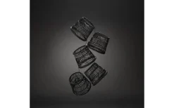 Konstsmide Round Lampskärm Tillbehör Ø20cm Svart 5-pack* Partyslingor Utomhus 230V|Partyslingor Utomhus 230V