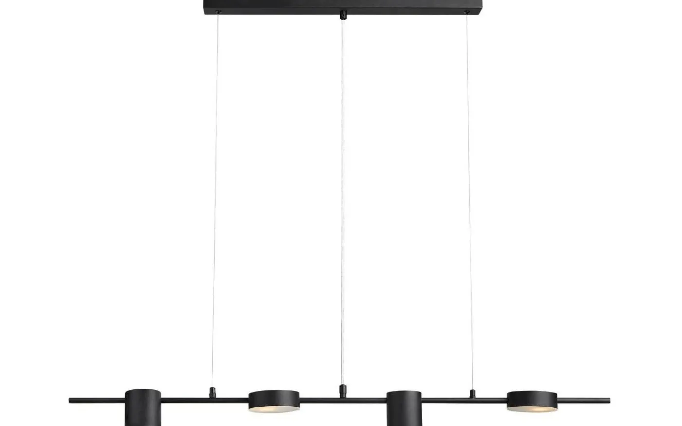 Row Taklampa 106cm Svart