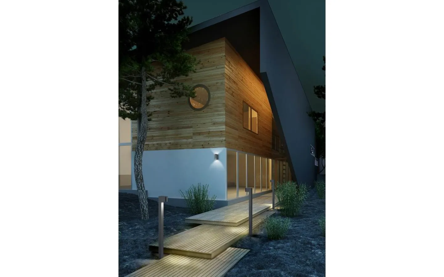 Pollare & Grindlyktor<Trio Lighting Roya Pollare 100cm GU10 antracit IP44