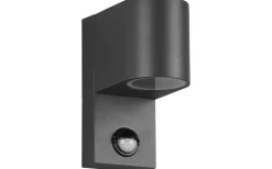 Upp Eller Nedljus Lampor<Trio Lighting Roya Vägglampa GU10 antracit rund rörelsesensor IP44