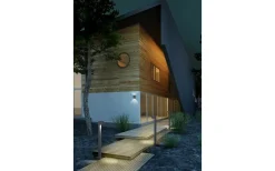 Roya Vägglampa 2xGU10 antracit rund IP44