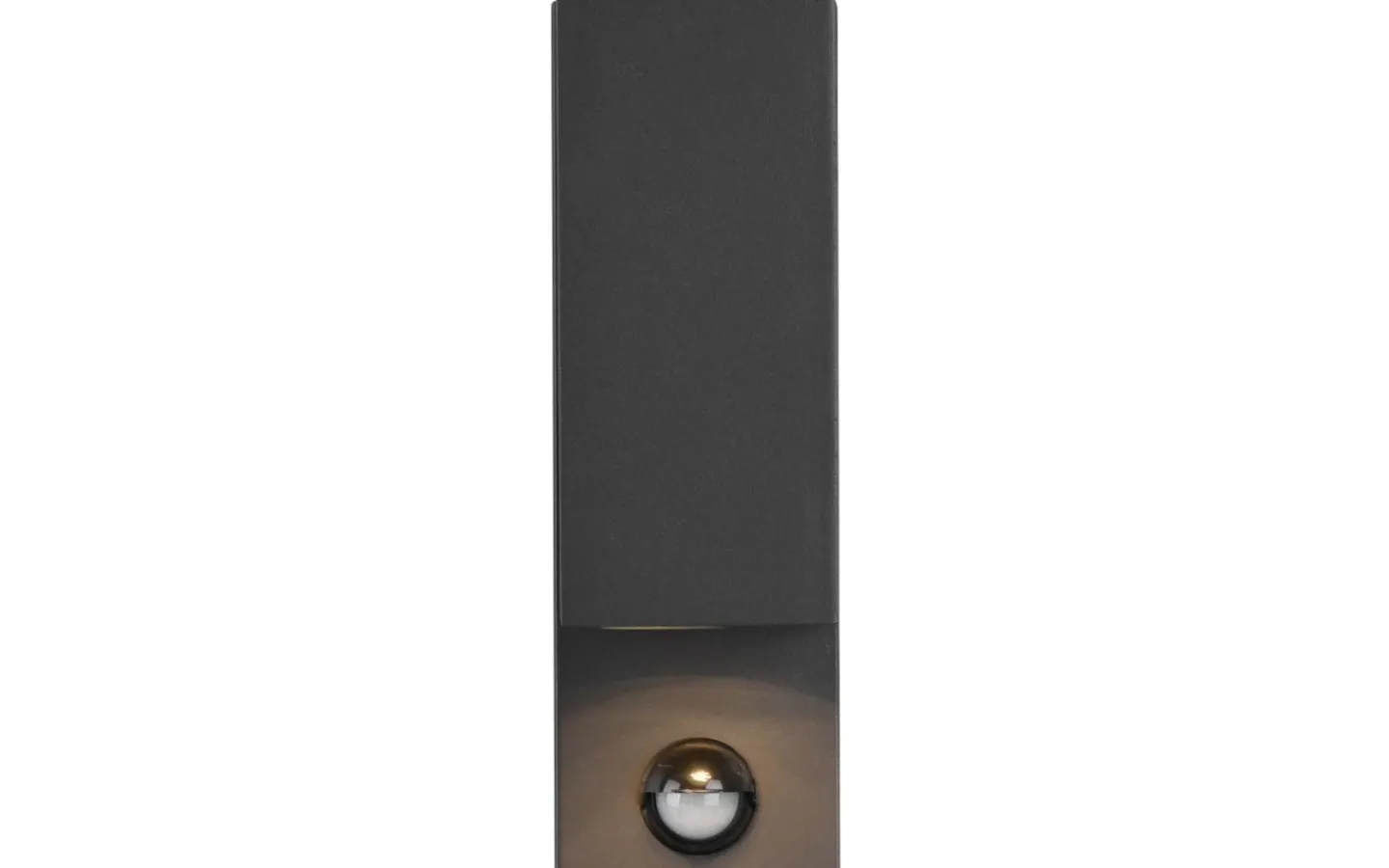 Trio Lighting Roya Vägglampa 2xGU10 antracit fyrkantig rörelsesensor IP44* Upp & Nedljus Lampor