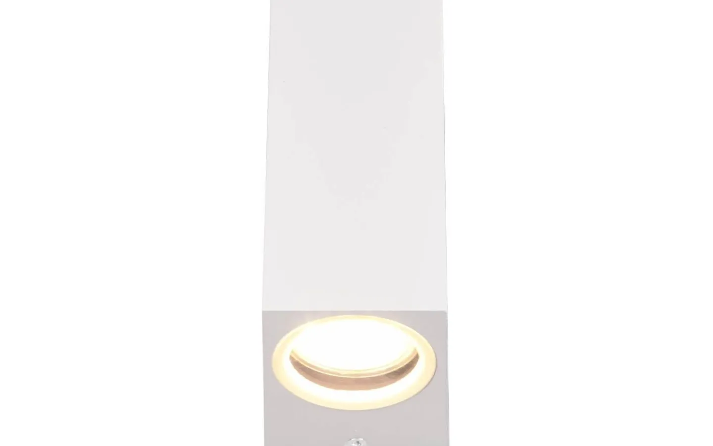 Trio Lighting Roya Vägglampa 2xGU10 matt vit fyrkantig IP44* Upp & Nedljus Lampor