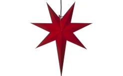 Star Trading Rozen Julstjärna Röd 65cm* Visa Alla Julstjärnor|Julstjärnor Med Sladd