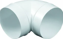 Malmbergs Rörböjar, Vinkel 90°* Värme- & Takfläktar,Eltempr