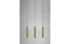 Kök & Matplats|Avlånga Taklampor<Markslojd Ruben Takpendel 3L Mässing