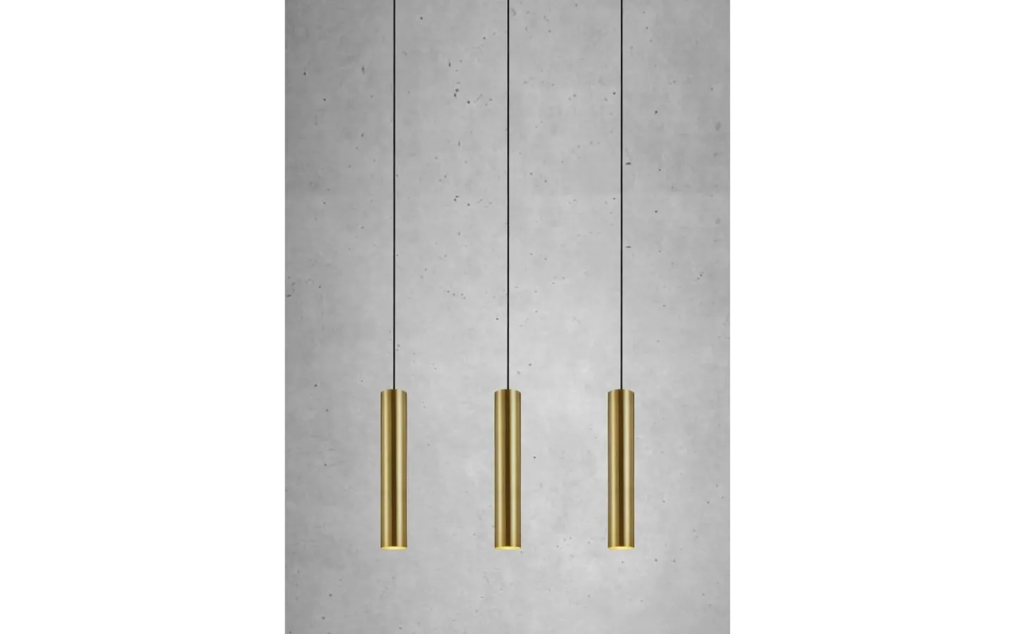 Kök & Matplats|Avlånga Taklampor<Markslojd Ruben Takpendel 3L Mässing