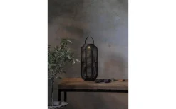 Runda Solcellslampa 30cm Svart