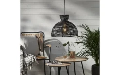 Runde Takskärm 38cm Svart