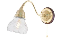 Runeberg - Mässing / Brytare / Brunt fäste