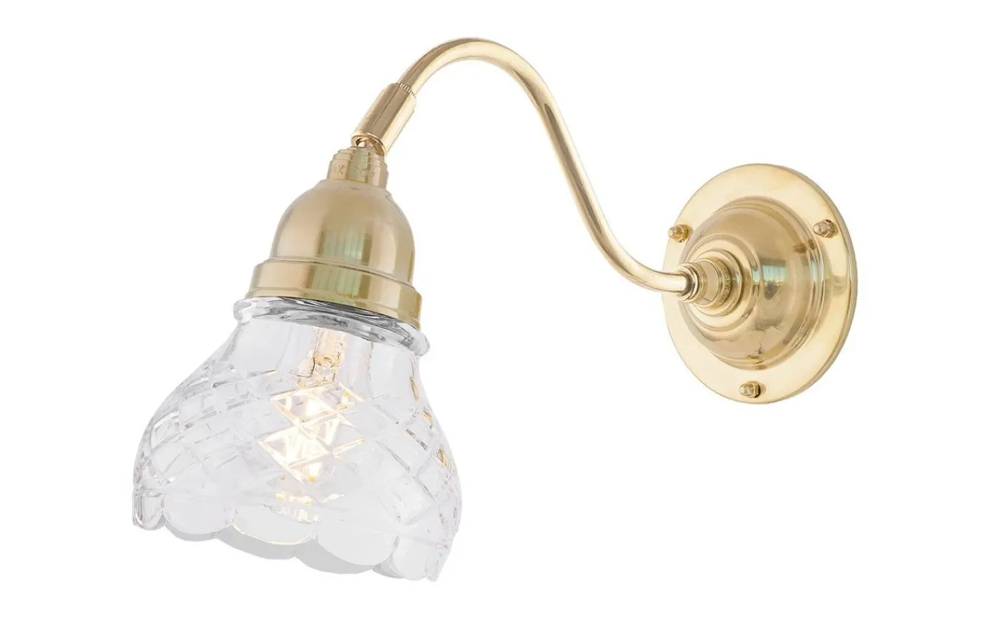 Lampetter<Karlskrona Lampfabrik Runeberg - Mässing / Fast montage