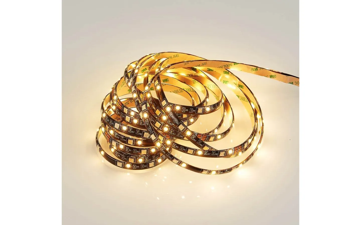 Reality Rush LED-remsa 5m RGB+3000K Svart IP44* 12V Led Slinga