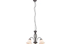 Trio Lighting Rustica Takkrona 55cm 3-delad E27 rustik* Stora Taklampor Ø50-69 Cm