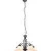 Stora Taklampor Ø50-69 Cm<Trio Lighting Rustica Takkrona 60cm 5-delad E27 rustik