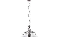 Stora Taklampor Ø50-69 Cm<Trio Lighting Rustica Takkrona 60cm 5-delad E27 rustik