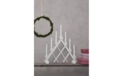Rut Adventsljusstake Vit 53cm