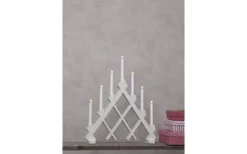 Rut Adventsljusstake Vit 53cm