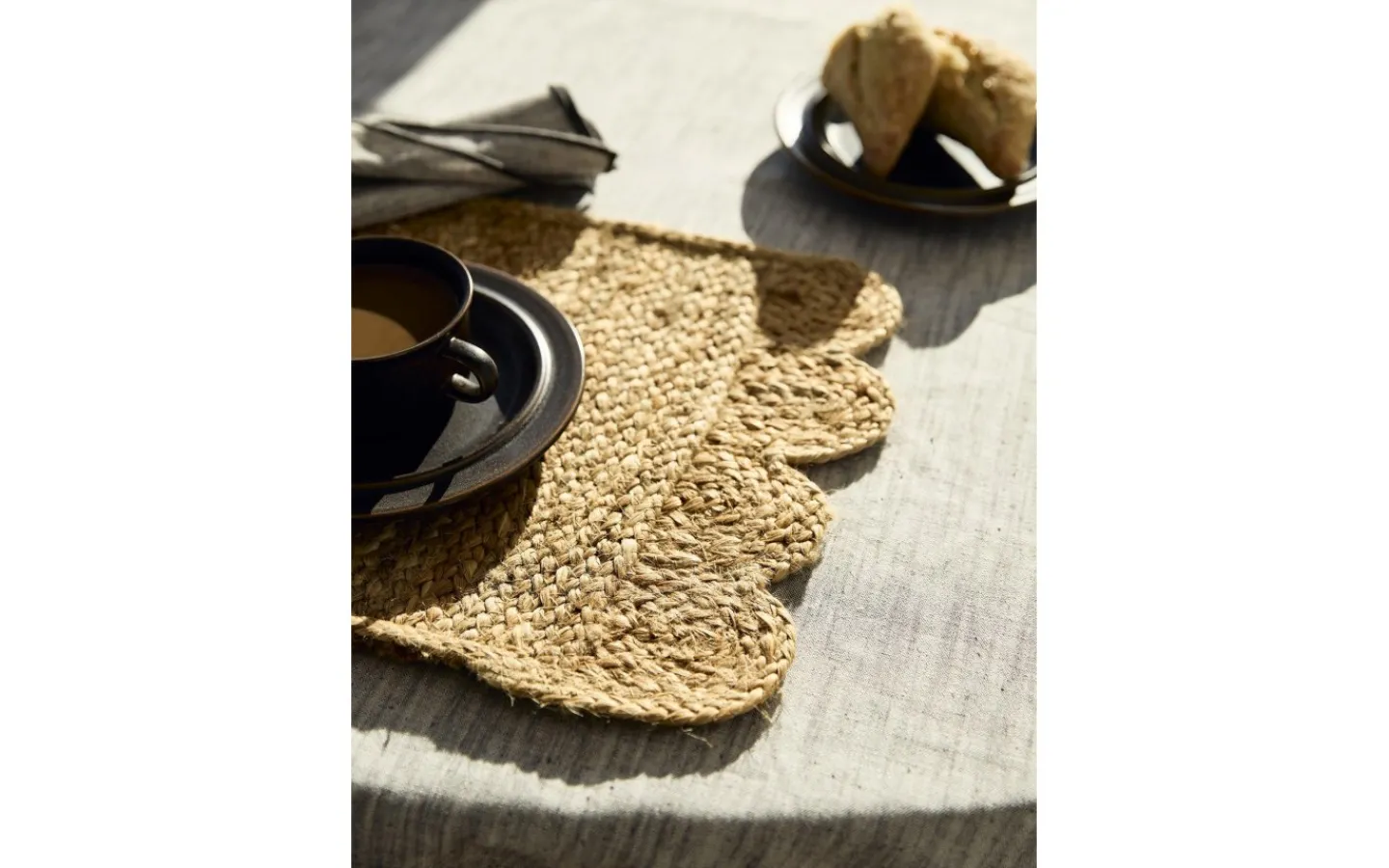 Bordstabletter<Svanefors Rydal Tablett Jute 33x48cm