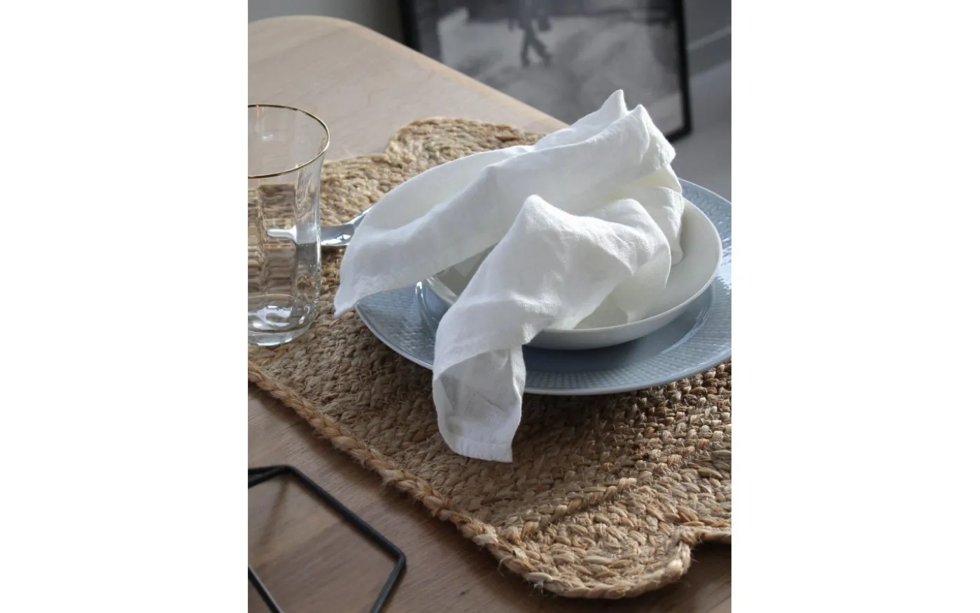 Rydal Tablett 2P Jute 33x48cm