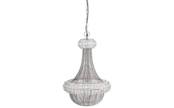 Hall & Trappa|Kristallampor<PR Home Saba Taklampa 42cm Silver