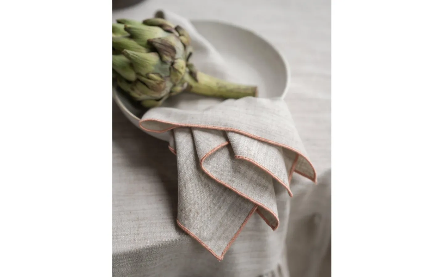 Servetter & Servettringar<Svanefors Sabina Servett 4P Korall 45x45cm