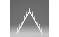 Visa Alla Adventsljusstakar|Adventsljusstakar 61-120 Cm<Konstsmide Saga Adventsljusstake 11L Vit 82cm