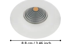 230V Led Spotlights<Eglo Saliceto Spotlight LED 2700K 6W Vit