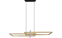 Avlånga Taklampor<Trio Lighting Salinas Takpendel LED matt mässing/matt svart