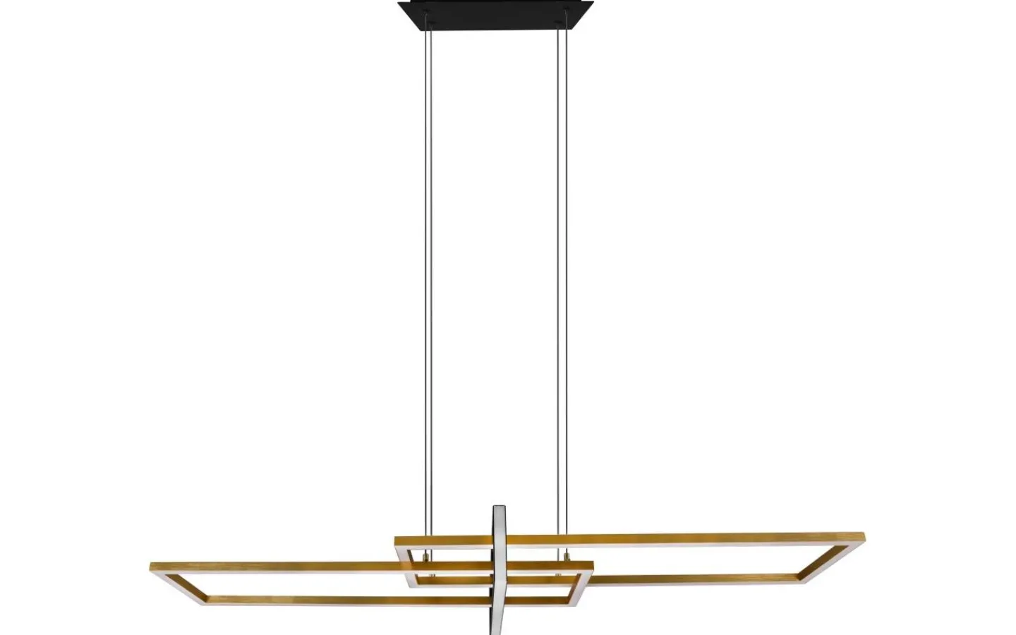 Avlånga Taklampor<Trio Lighting Salinas Takpendel LED matt mässing/matt svart