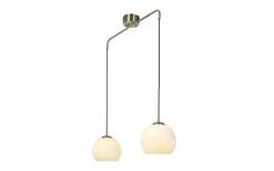 Avlånga Taklampor<Cottex Salle Taklampa 82cm Antik/Opal