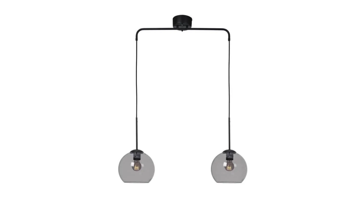 Salle Taklampa 82cm Svart/Rök