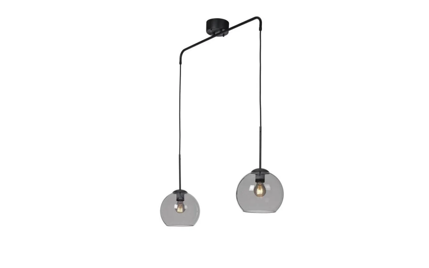 Salle Taklampa 82cm Svart/Rök