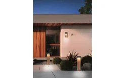 Vägglampor Utomhus<Trio Lighting Salmon Vägglampa LED trä/antracit IP44