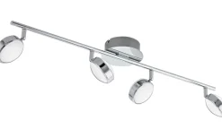 Eglo Salto Takspotlight 76cm LED 3000K 4x5,4W Krom* Avlånga Takspotlights|Takspot Med Minst 4 Lampor