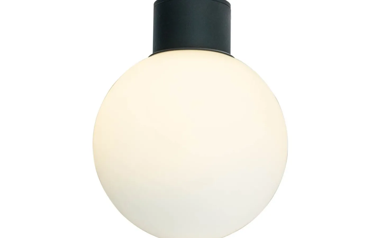 Taklampor Utomhus<Aneta Saltvik Plafond 20cm Svart/Vit IP44