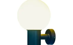 Saltvik Vägglampa Svart/Vit IP44