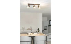 Eglo Sambatello Takspotlight 58cm Brun* Avlånga Takspotlights|Takspot Med 3 Lampor